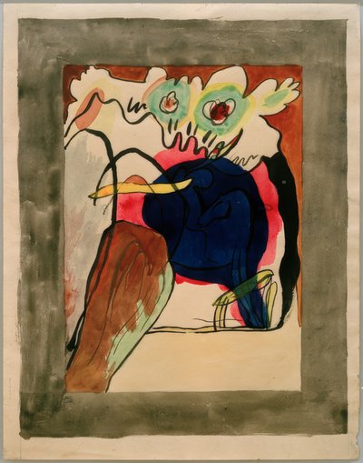 Design pro obálku Almanachu Der Blaue Reiter od Wassily Kandinsky