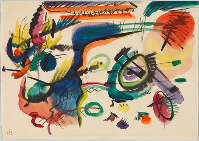 Předloha pro „Composition VII“ od Wassily Kandinsky