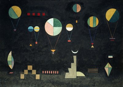 mělký-nízký od Wassily Kandinsky