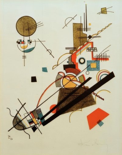 Šťastné stoupání od Wassily Kandinsky