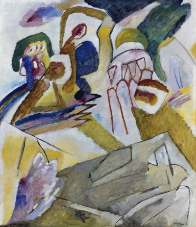 Improvizace 18, s náhrobkem, 1911. od Wassily Kandinsky
