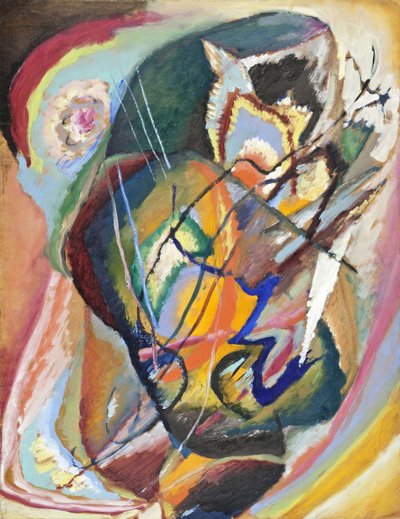 "Improvisation Sans Tittare EEE"" (bez názvu Improvisation EEE) od Painter Day Wassily Kandinsky (Au Wassily Kandinsky Au Kandinsky od Wassily Kandinsky