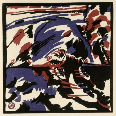 Kahnfahrt (Blatt 28 aus: "Klänge") od Wassily Kandinsky