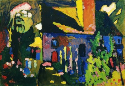 Kostel v Murnau. 1909 od Wassily Kandinsky