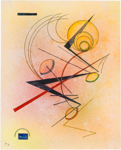 Malý teplý, 1928. od Wassily Kandinsky