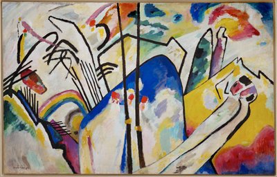 Kompozice 4 (olej na plátně) od Wassily Kandinsky