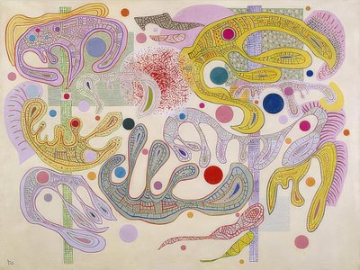 Rozmarné formy (Formes capricieuses). 1937 od Wassily Kandinsky