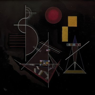 Lehké v těžkém (lehké v zwaar). 1929 od Wassily Kandinsky