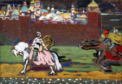 "Kříže"" Malba Vasilije Kandinského (nebo Wassily Kandinského nebo Kandinského od Wassily Kandinsky