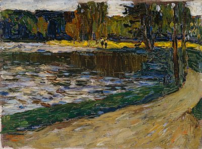 Mnichov – Anglická zahrada od Wassily Kandinsky