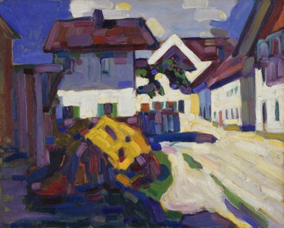 Murnau - Skupina domů od Wassily Kandinsky