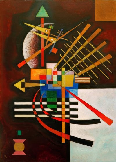 Nahoře a vlevo od Wassily Kandinsky