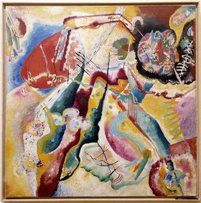 Malba s červenou skvrnou, 1914 od Wassily Kandinsky