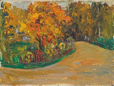 Park na podzim od Wassily Kandinsky
