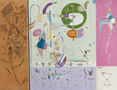 Strany jsou různorodé od Wassily Kandinsky