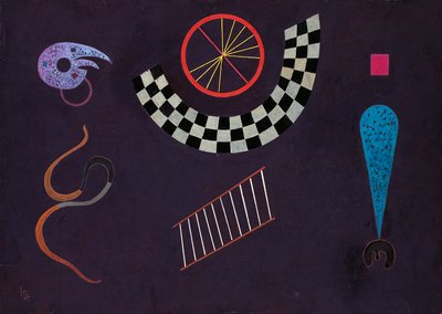 Stuha se čtverci, Wassily Kandinsky (1866-1944) od Wassily Kandinsky