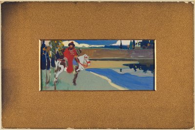 Ruský jezdec od Wassily Kandinsky