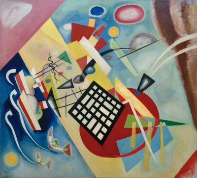 Černá mřížka od Wassily Kandinsky