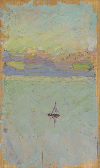 plachetnice na moři od Wassily Kandinsky