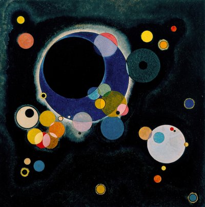 Několik kruhů, 1926 od Wassily Kandinsky