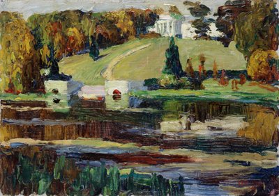 Skica k dílu Ochtyrka - Podzim od Wassily Kandinsky
