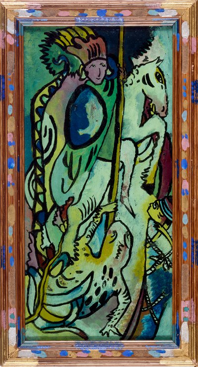 St. Georg II od Wassily Kandinsky