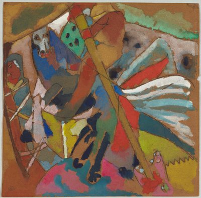 St. Georg II od Wassily Kandinsky