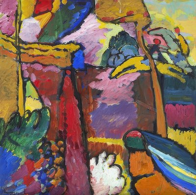 Studie pro improvizaci V. 1910 od Wassily Kandinsky