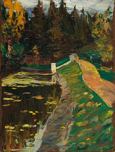 Studie o „Schleuse“ od Wassily Kandinsky