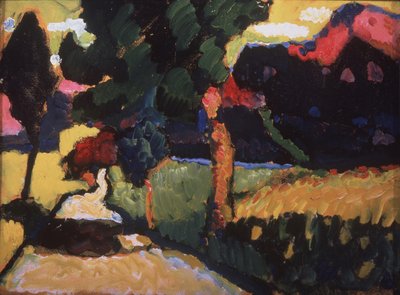 Letní krajina, 1909 od Wassily Kandinsky