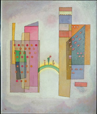 Most (olej na kartonu) od Wassily Kandinsky