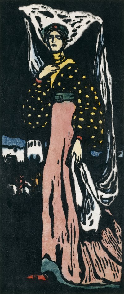 The Night - Velká verze; Noc - velká verze od Wassily Kandinsky