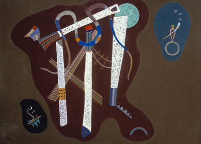 Tři pilíře; Drei Saulen od Wassily Kandinsky