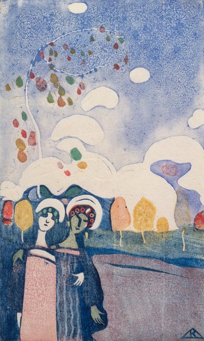 Dvě dívky od Wassily Kandinsky
