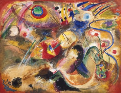 Obrázek bez názvu (potopa) od Wassily Kandinsky