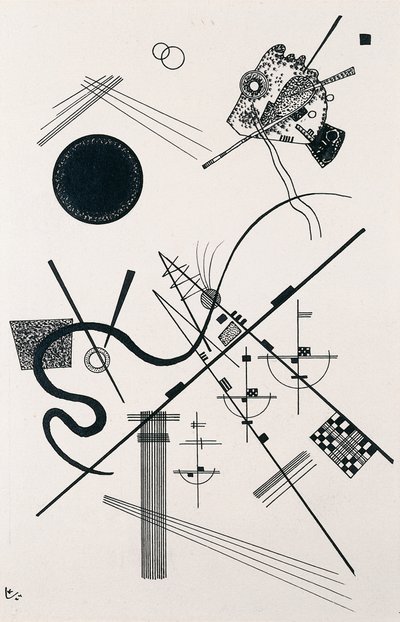 Bez názvu (Dessin 4) od Wassily Kandinsky
