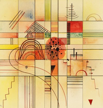 Různé obdélníky od Wassily Kandinsky