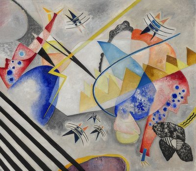 Bílý střed. 1921 od Wassily Kandinsky
