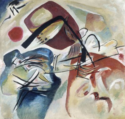 S Černým obloukem od Wassily Kandinsky