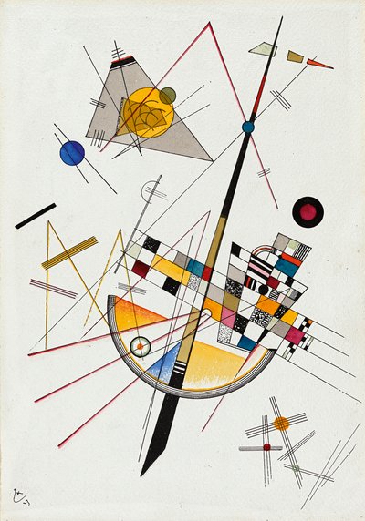 Delicate Tension Delicate Tension No. 85, 1923. od Wassily Kandinsky