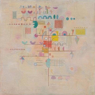 Zarter Aufstieg (Lasné stoupání). 1934 od Wassily Kandinsky