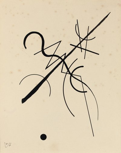 Kreslení bodu a čáry k povrchu od Wassily Kandinsky