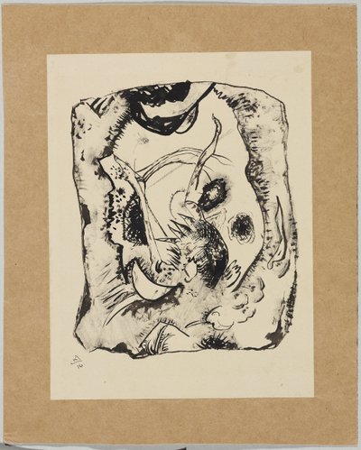 Kresba pro „Obrázek na světlém pozadí“ od Wassily Kandinsky