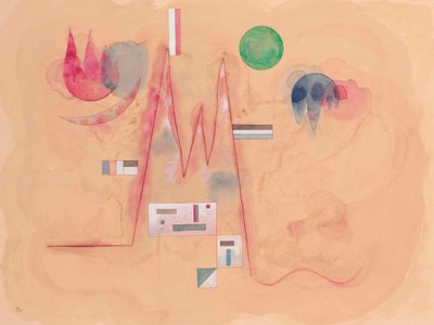 Cikcak ve Weichu Cikcak en entourage mou, 1933. od Wassily Kandinsky