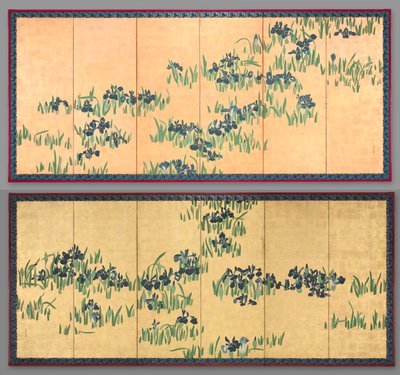 Kosatce od Watanabe Shiko