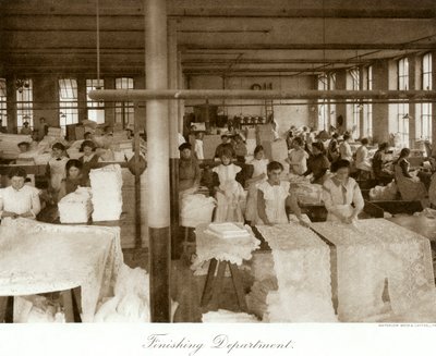 Thomas Adams Lace Factory, Nottingham, Nottinghamshire, 1914 od Waterlow Bros and Layton Ltd