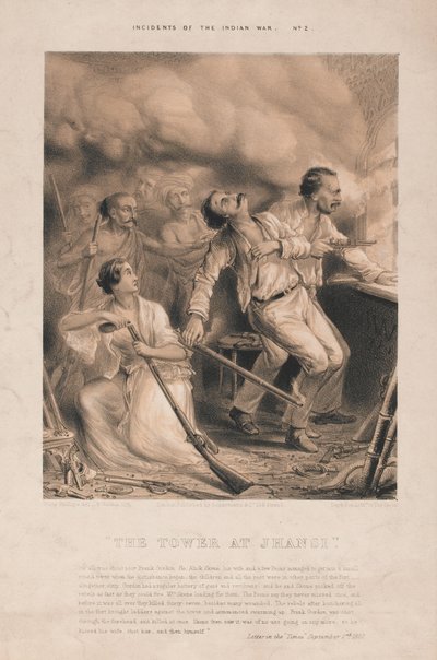 Věž v Džhánsí od Watts (after) Phillips