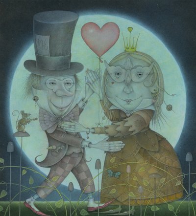 Za svitu stříbrného měsíce, 2010 (kombinovaná technika) od Wayne Anderson