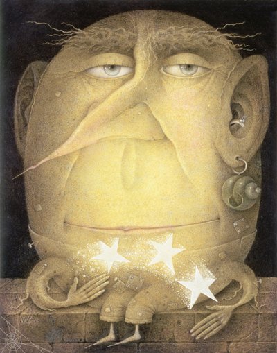 Chyť padající hvězdu (tužka a pastelky na papíře) od Wayne Anderson