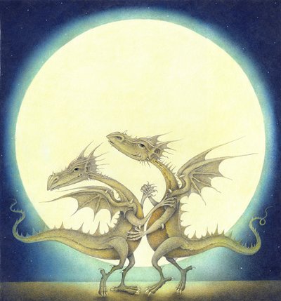 Tančící draci, 2009 (kombinovaná technika) od Wayne Anderson